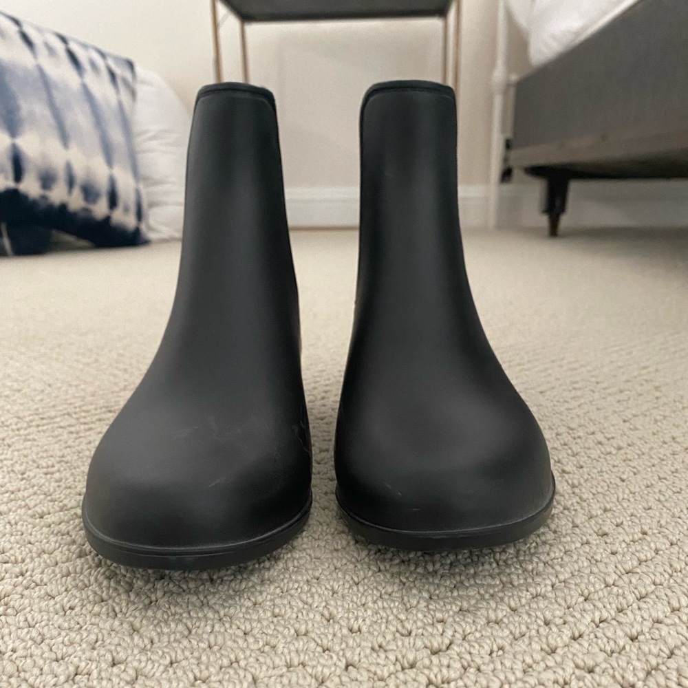 J. Crew, Size 10 Black Rain boots, Excellent Condition